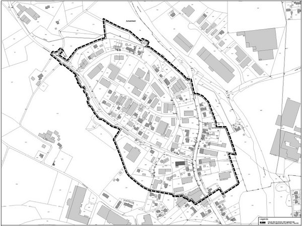 Bebauungsplan Nr. 7, 9. Änderung - Lageplan