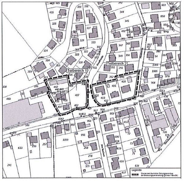 Bebauungsplan Nr. 24, 4. Änderung - Lageplan