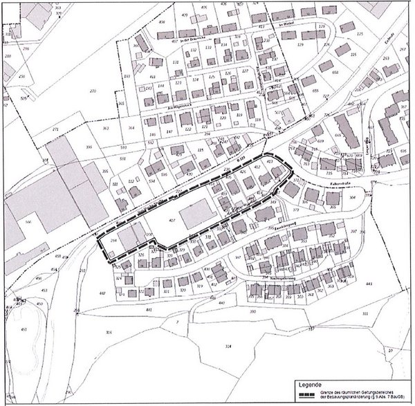 Bebauungsplan Nr. 33, 2. Änderung - Geltungsbereich