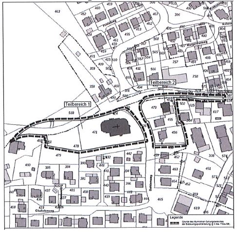 Bebauungsplan Nr. 23, 1. Änderung - Plan