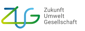 Logo - Zukunft Umwelt Gesellschaft Schriftzug ZUG - Zukunft Umwelt Gesellschaft